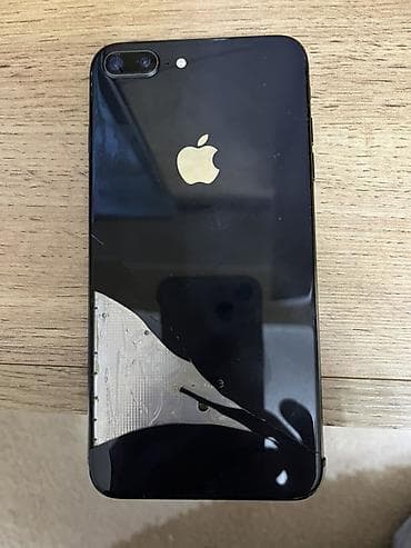 apple komputer: IPhone 8 Plus, 64 GB, Qara, Barmaq izi — 5