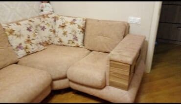 угловые диваны для кухни: Угловой диван, Ткань — 3