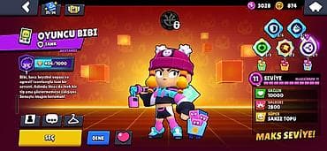 Brawl Stars oyunu üçün inkişaf etmiş hesab - Kupa yolu: 47 979 - — 6