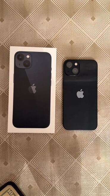 iphone 13 sade qiymeti: IPhone 13, Qara, Face ID — 3