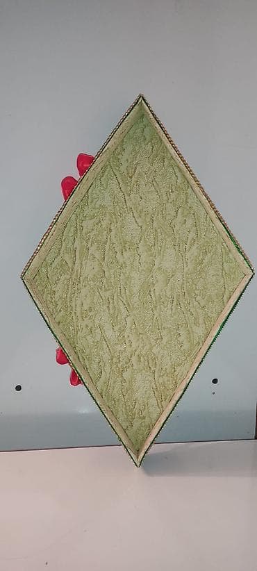 Ev və bağ: Dekorativ bölməli qab dəsti - Forma: romb və dairəvi dizaynlı iki — 1