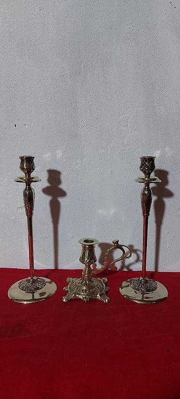 sveca qiyməti: 19-cu əsrin sonları avropa iztehsalı şandanlar, materialı; bronza, cüt — 1