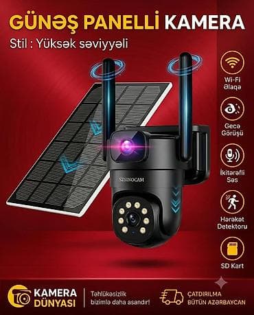 ipone 12 pro max: Günəş Paneli ilə Wi-Fi Təhlükəsizlik Kamerası – Cəmi 89 AZN! 🔥 ⚡ ŞOK — 1