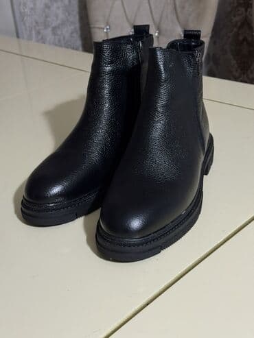 yarı botinkalar: Təmiz dəri kişi üçün çəkmələr(botinka), öz qiymətindən qat-qat ucuz — 1