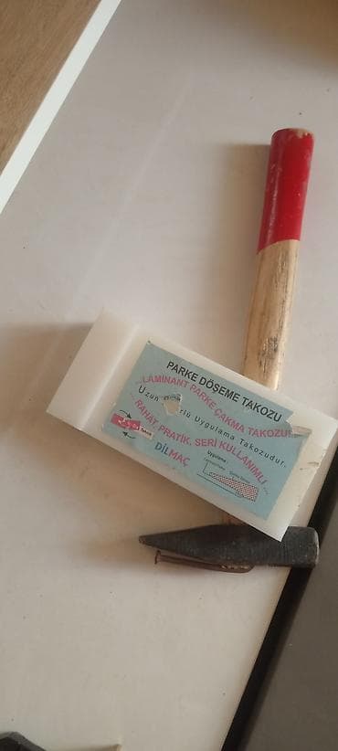 sintepon material: Məhsul: Laminat parket döşəmə takozu (parket çəkmə/döymə bloku) — 1