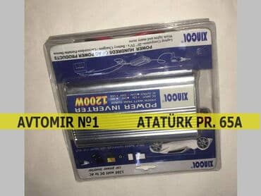 start stop qurasdirilmasi qiymeti: Inverter 12-220volt bundan başqa hər növ avtomobi̇l aksessuarlarinin — 1