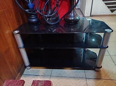 künc rəf: İşlənmiş, Künc Tv altlığı, Polkalı, Şüşəli, Almaniya — 3