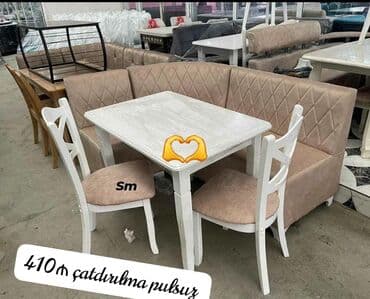 stol stul kuxna: Divan+masa+oturacaq — 1