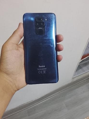 data modem sim card: Redmi Note 9, 64 GB, rəng - Göy, İki sim kartlı — 3