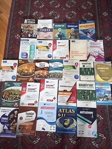Məhsul: Dərs və hazırlıq üçün geniş kitab dəsti - Abituriyentlər