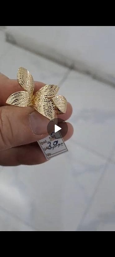 Üzük, Sarı qızıl, 585 Əyar