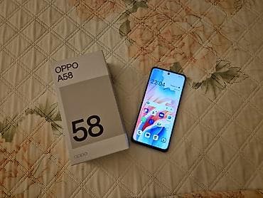 Oppo A58 4G, 128 GB, rəng - Qara, İki sim kartlı