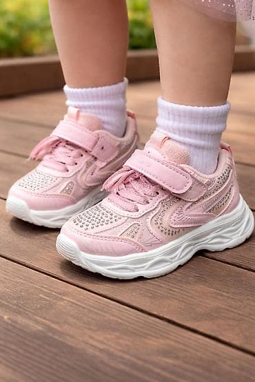 Uşaq idman ayaqqabısı – çəhrayı - Model: qız uşaqları üçün idman