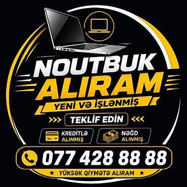 ƏN YÜKSƏK QİYMƏTLƏ NOUTBUK PS5 VƏ MACBOOK ALIRAM TEKLİF EDİN KREDİTLƏ