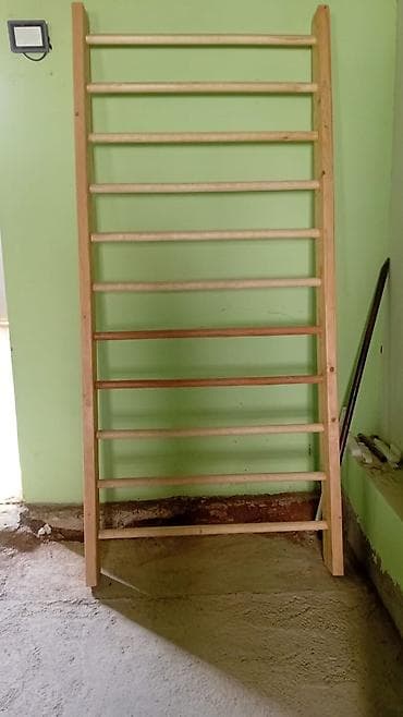 Velosiped aksesuarları: Taxta İsveç divarı (gymnastika pilləkəni) - Material: tamamilə — 3