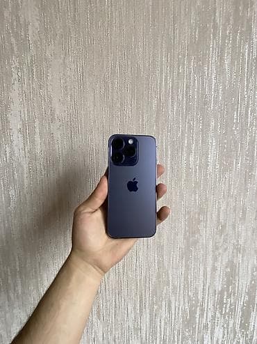 apple iphone 1: IPhone 14 Pro, 256 GB, Deep Purple, Face ID — 1