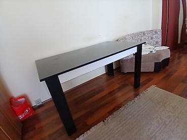 ön oturacaqlar: Qonaq masası, Açılmayan, Laminat, Dördbucaq masa — 1