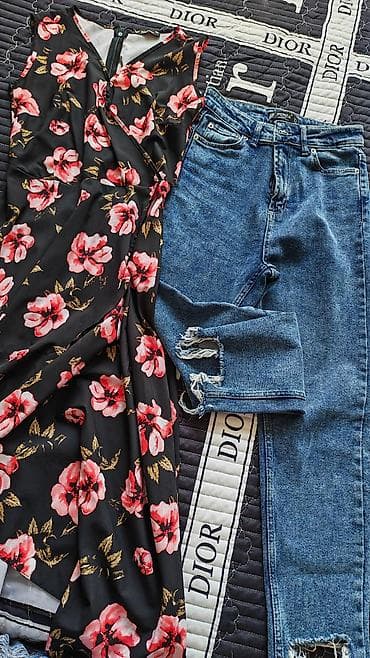 Qadın geyim 1) Ponza Women jeans şalvar - Rəng: klassik mavi denim -