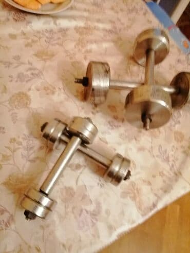 сколько стоит гантели: Metal dambbellər dəsti - Material: tam metal (polad konstruksiya) - — 4