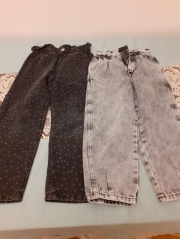 Uşaq cins şalvarları – 2 ədəd dəst biri 2m - Model: Yüksək belli