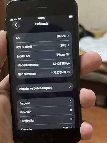 hdd case: IPhone SE 2020, 128 GB, Qara, Barmaq izi — 8