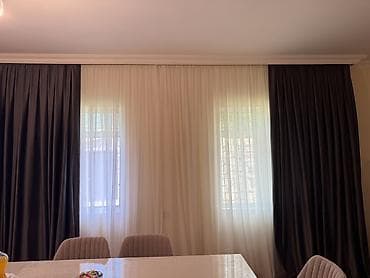 saçaqlı perde: Yeni, Pərdə, rəng - Boz, Pulsuz çatdırılma — 1