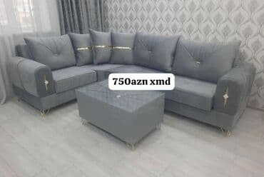 современные угловые диваны: Угловой диван, Журнальный стол — 4