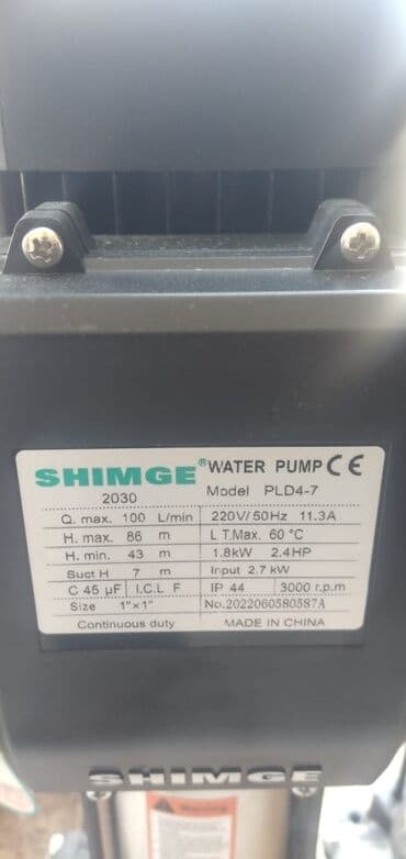 su matoru işlənmiş: Nasos, Ev üçün (məişət), quraşdırılma Səthi, Yeni — 3