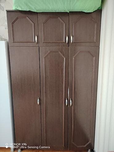 İşlənmiş, 5 qapı, Siyirməli, Qəhvəyi, Taxta, Açılan, Düz dolab