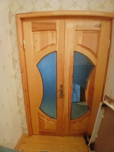 Məhsul: Taxta iç qapılar dəsti - Material: təbii ağac (şponla deyil