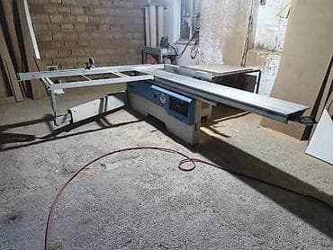 Format dəzgahı – panelli mişar (sliding table saw) - Geniş sürüşən