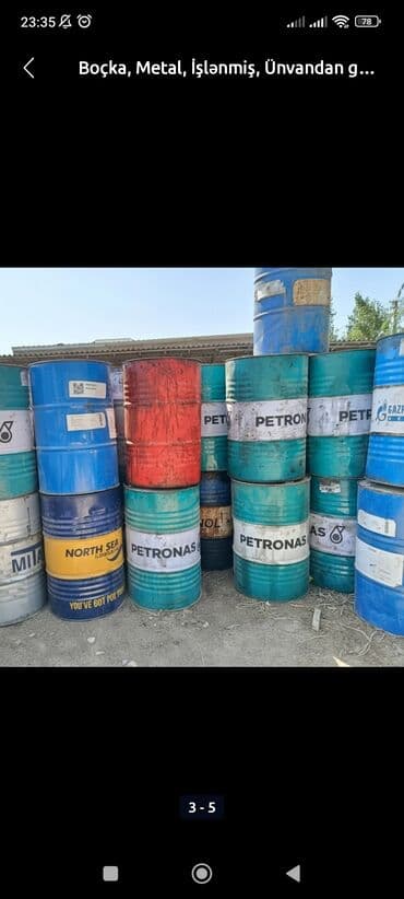 Qida məhsulları: Boçka, Metal — 1