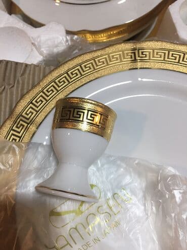 mayalı yumurta: Nahar dəsti, rəng - Qızılı — 14