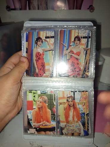 K-pop(idel,I've,amortage,bp)lino qolo kart setleri 2li setler 1azn 4lu