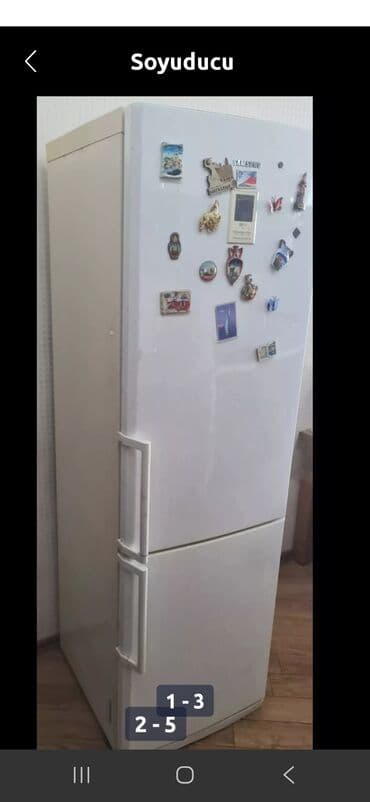 samsung soyuducular qiymeti: İşlənmiş 2 qapılı Samsung Soyuducu Satılır, rəng - Qara — 1