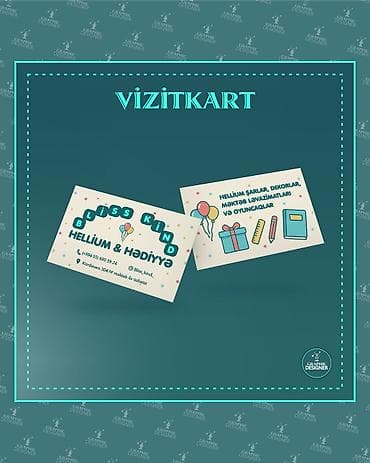 Vizitkart dizaynı və çapı - Fərdi və korporativ vizitkartların