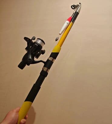 Çəngəllər: Balıqçılıq üçün tam komplekt teleskopik qamış 3.6 m - Teleskopik — 1