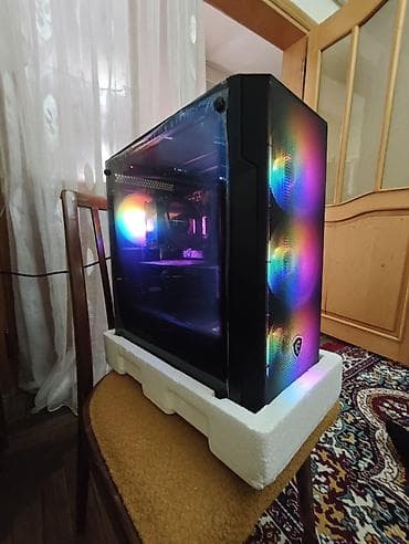 canon printer satilir: RGB işıqlı oyun kompüteri və aksesuar dəsti - Korpus: Mesh ön panel — 1