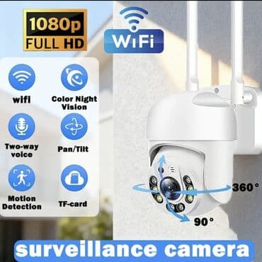 müşahide kamerası: 📷 Wi-Fi Smart Xarici Təhlükəsizlik Kamerası – Yeni ✔️ 1080P Full HD — 3