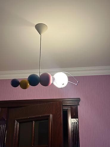 cılcıraq: Çılçıraq, 1 lampa, Metal — 2