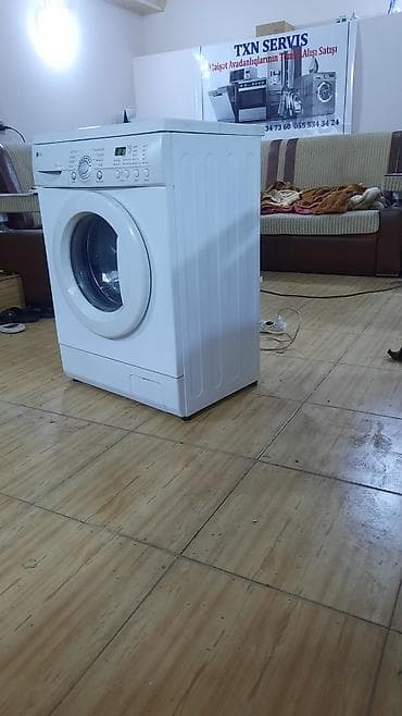 Texnikanın təmiri: LG paltaryuyan maşın – ön yükləməli, 5 kq tutum Xüsusiyyətlər: - Ön — 5