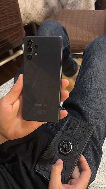 Техника и электроника: Samsung Galaxy A32, 128 ГБ, цвет - Черный, Две SIM карты — 1