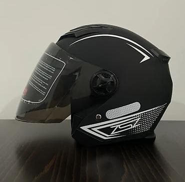 moto angel: Moto dəbilqə – qara, yarım-modular (açılan çənə hissəli) dizayn — 3