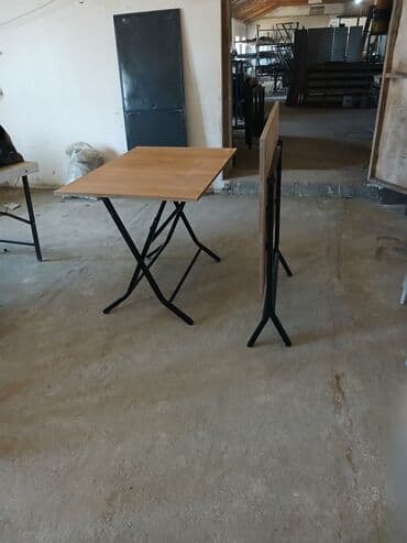 текстура снежок: Складной, Дерево, Квадратный стол — 2