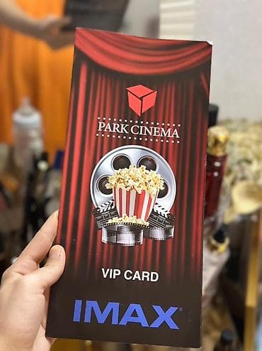 Park Cinema-dan VIP kartı. Kinoteatrlarda film izləmək üçün əla