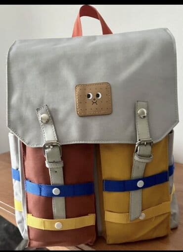 Uşaq üçün rəngarəng bel çantası - Dizayn: Açıq boz əsas rəng, ön lalafo.az -da Uşaq üçün rəngarəng bel çantası - Dizayn: Açıq boz əsas rəng, ön