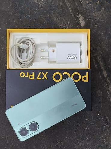 poco x7: Poco X7 Pro, 256 GB, rəng - Mavi, Sənədlərlə — 2