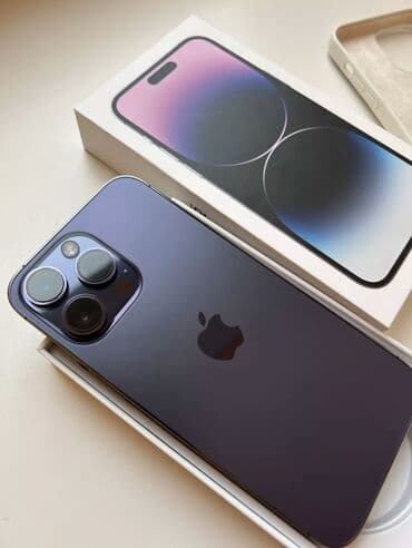iphone qiymetleri: IPhone 14 Pro Max, 256 GB, Deep Purple — 1