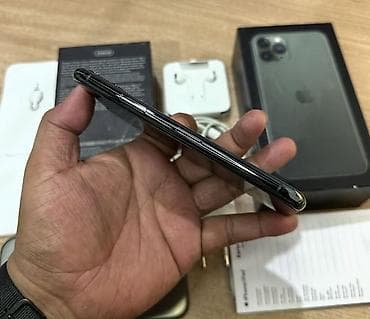 iphone 6 gəncə: IPhone 11 Pro, 256 GB, Matte Midnight Green, Zəmanət, Simsiz şarj, Face ID — 3