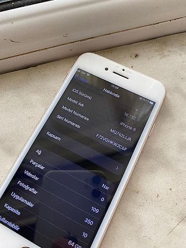 barter iphone 7: IPhone 8, 64 GB, Qızılı, Barmaq izi — 4